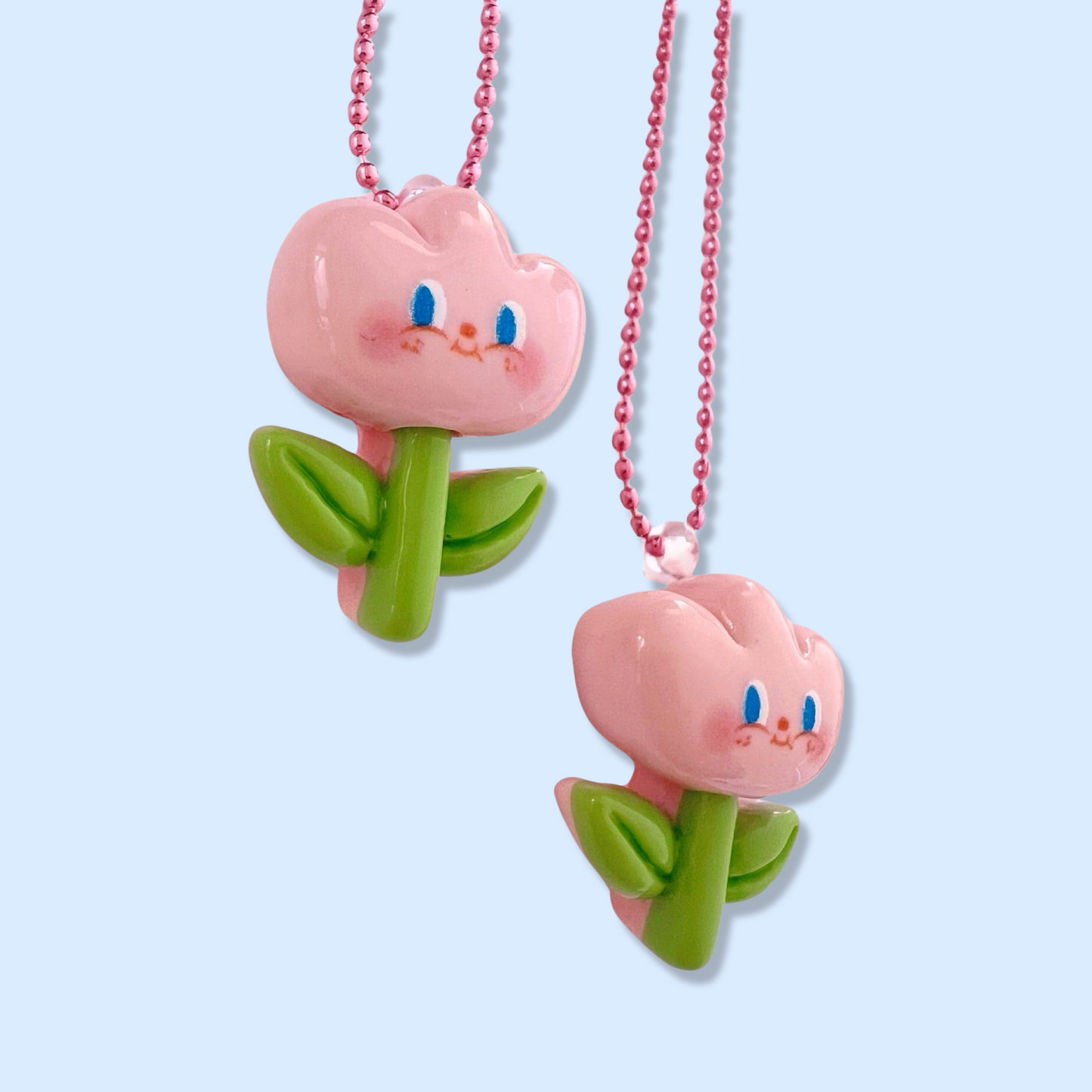 Pop Cutie Kawaii Tulip Necklace - Handmade