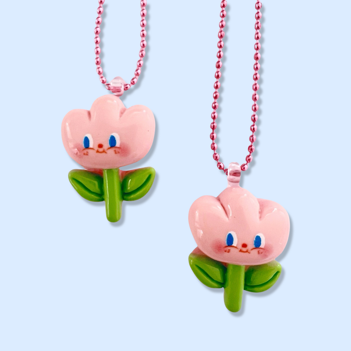 Pop Cutie Kawaii Tulip Necklace - Handmade