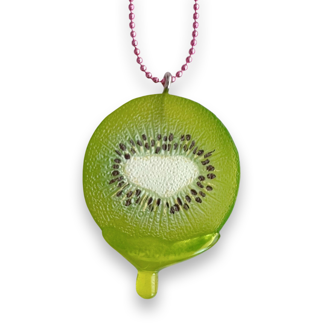 DeLuxe Juicy Fruit Necklace - Kiwi