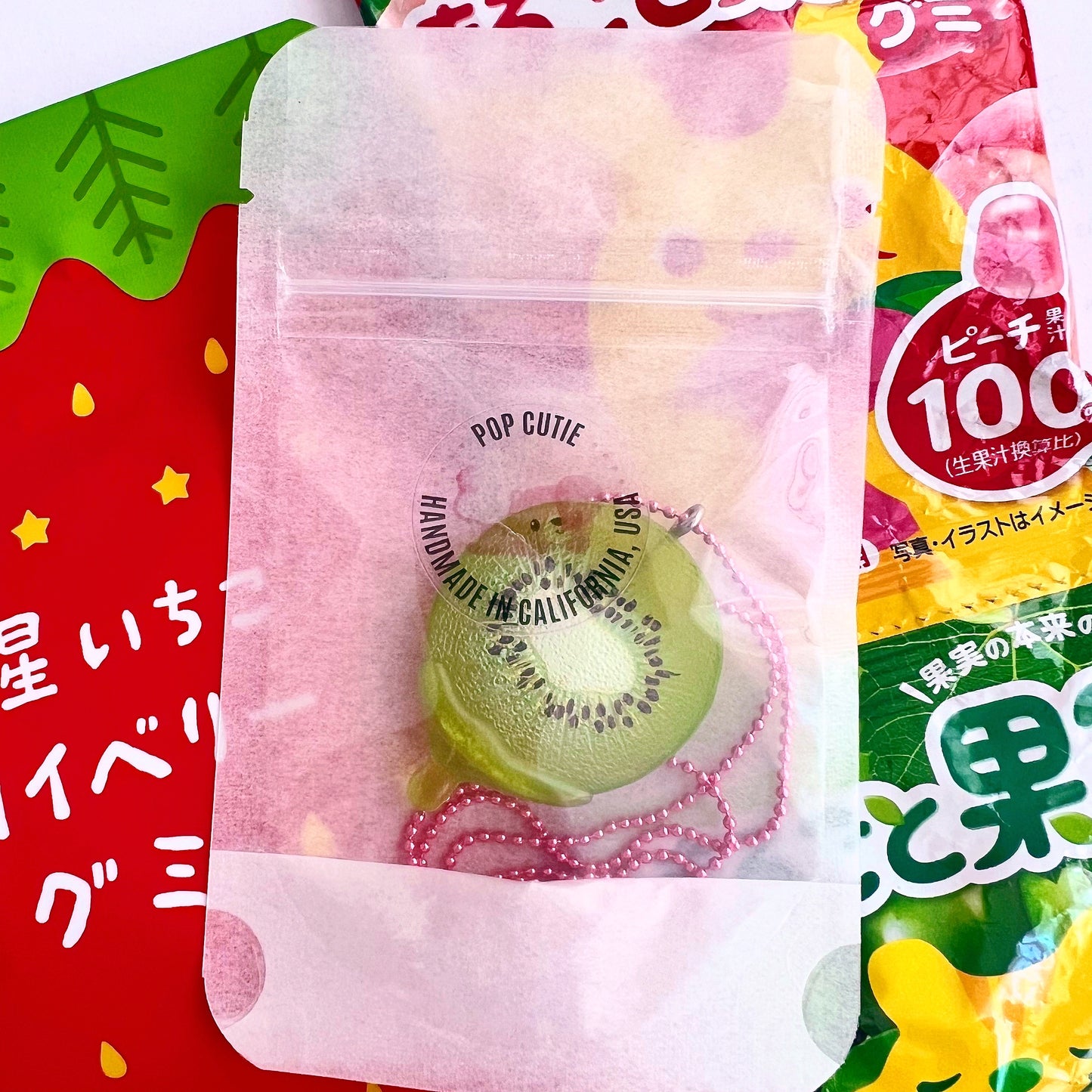DeLuxe Juicy Fruit Necklace - Kiwi
