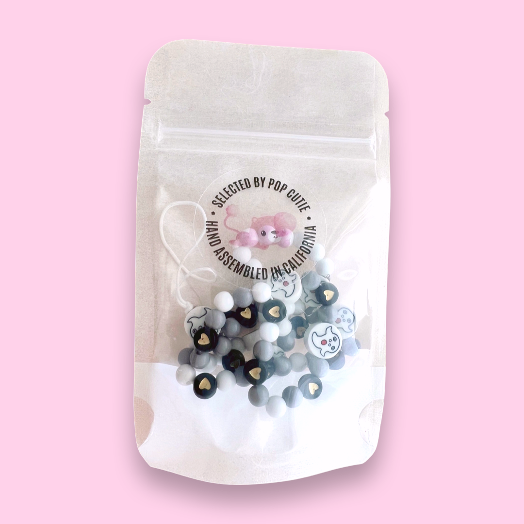 Pop Cutie Halloween Kawaii Beaded Mobile Phone Wrist strap