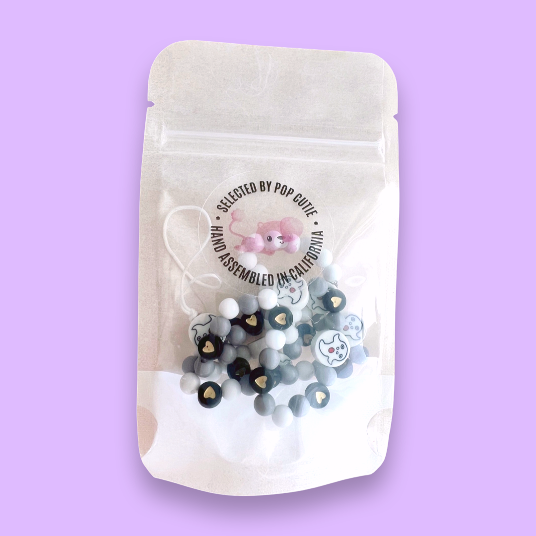 Pop Cutie Halloween Kawaii Beaded Mobile Phone Wrist strap
