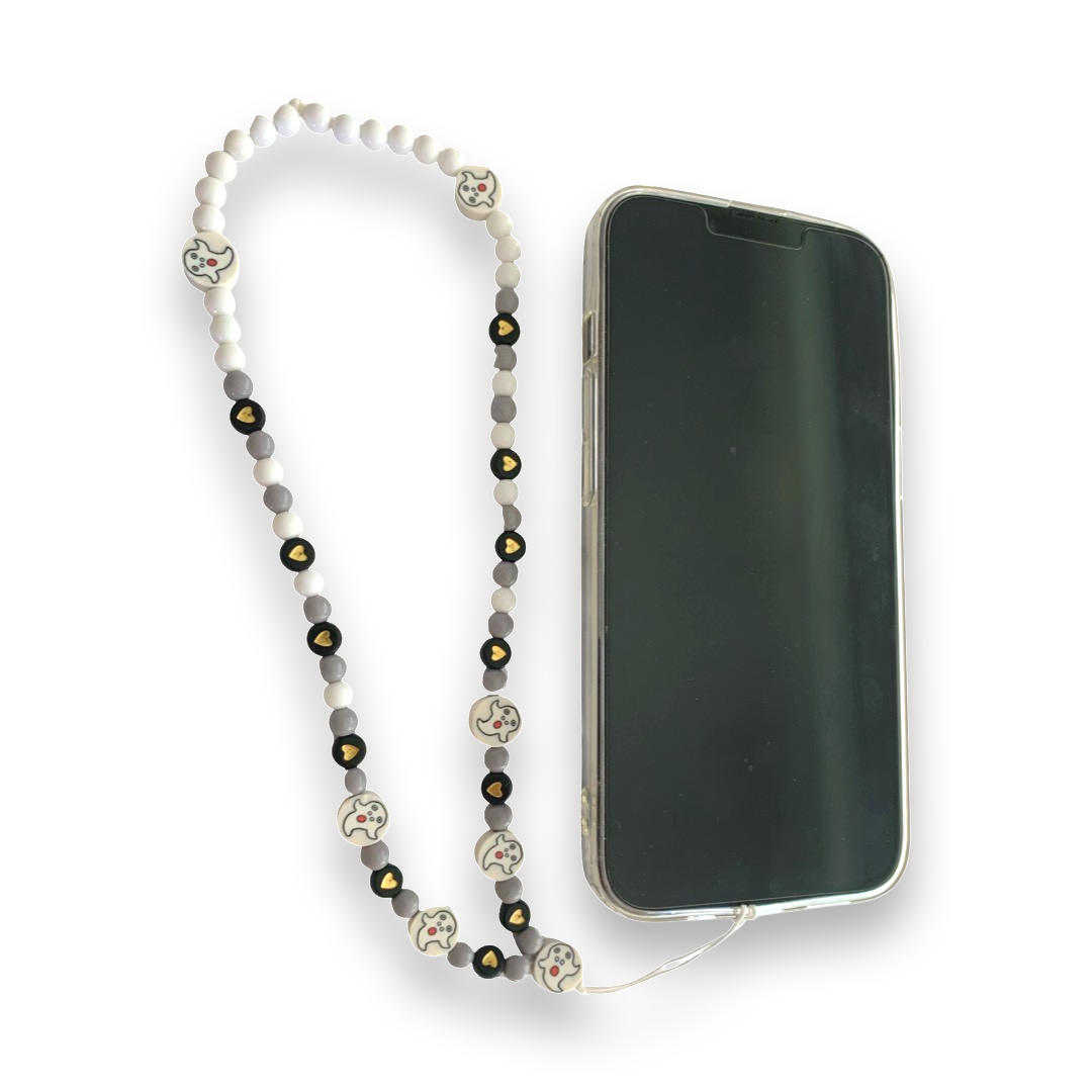Pop Cutie Halloween Kawaii Beaded Mobile Phone Wrist strap