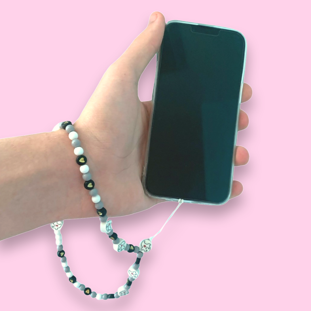 Pop Cutie Halloween Kawaii Beaded Mobile Phone Wrist strap