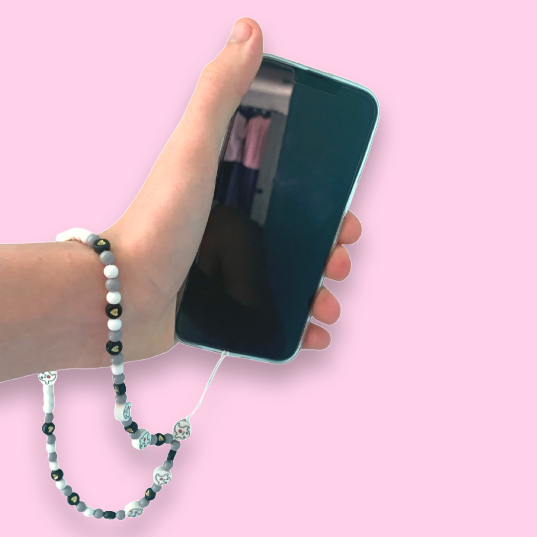 Pop Cutie Halloween Kawaii Beaded Mobile Phone Wrist strap