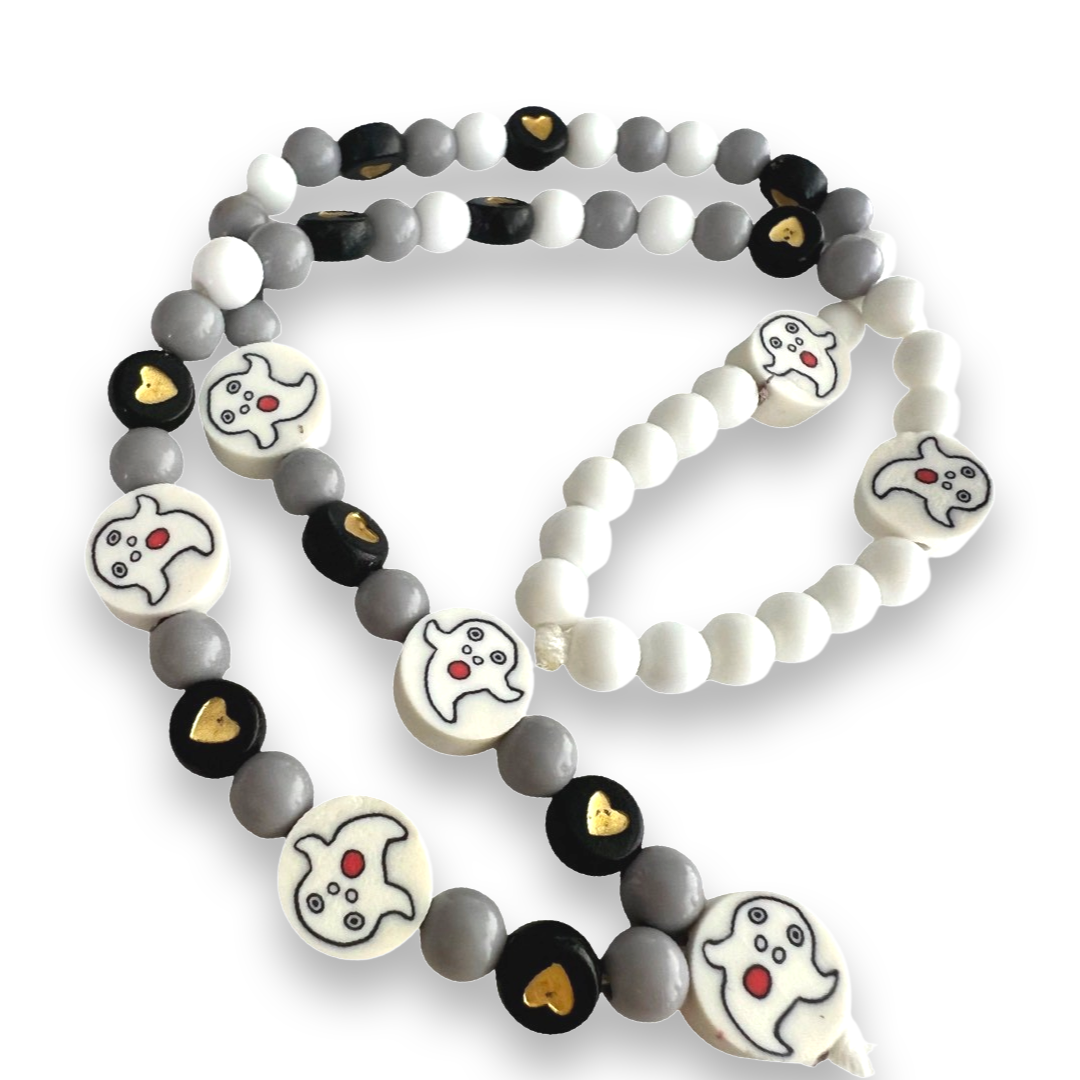 Pop Cutie Halloween Kawaii Beaded Mobile Phone Wrist strap