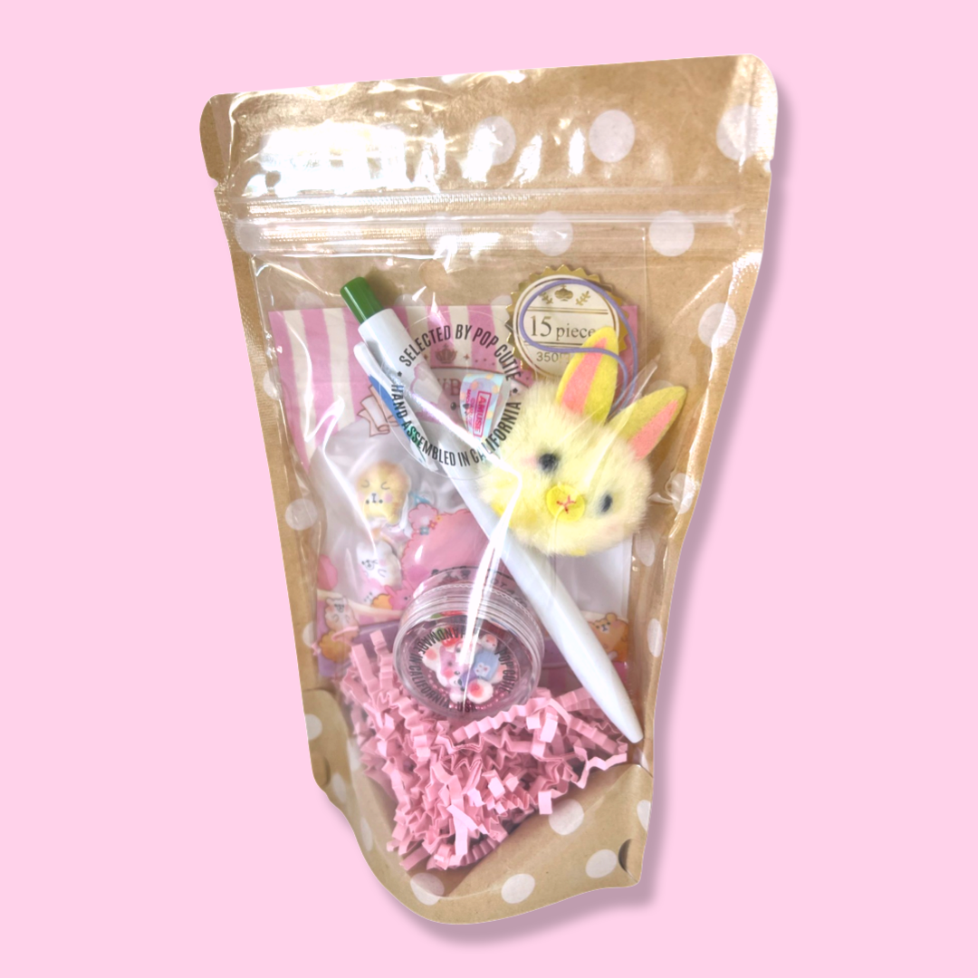 Pop Cutie Japanese Toy/Stationery/Sticker/Necklace Gift Set