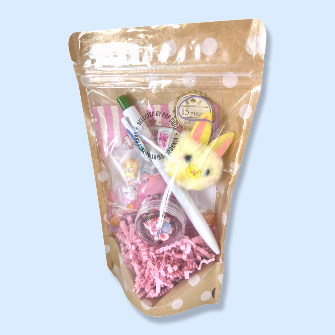 Pop Cutie Japanese Toy/Stationery/Sticker/Necklace Gift Set
