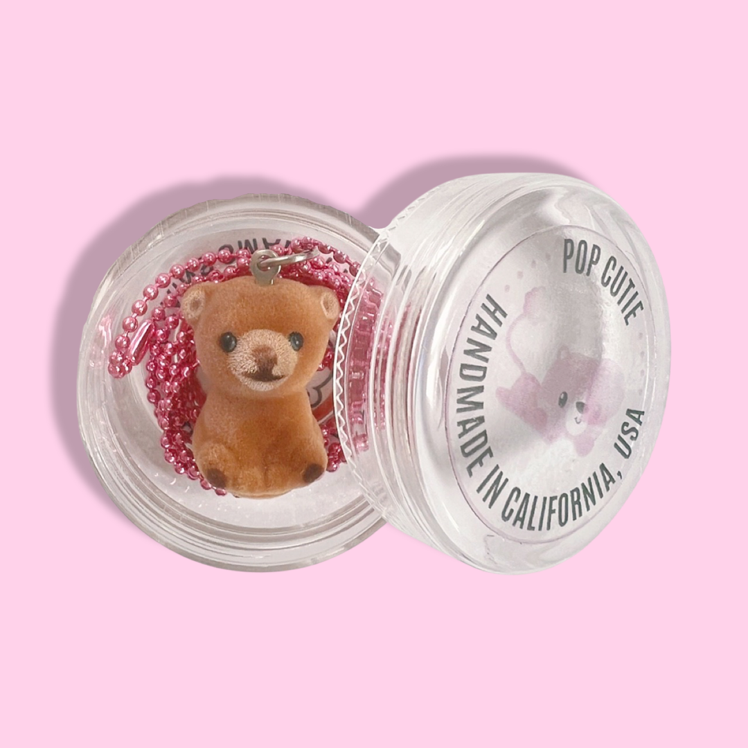 Pop Cutie Soft Jungle Necklaces - Bear