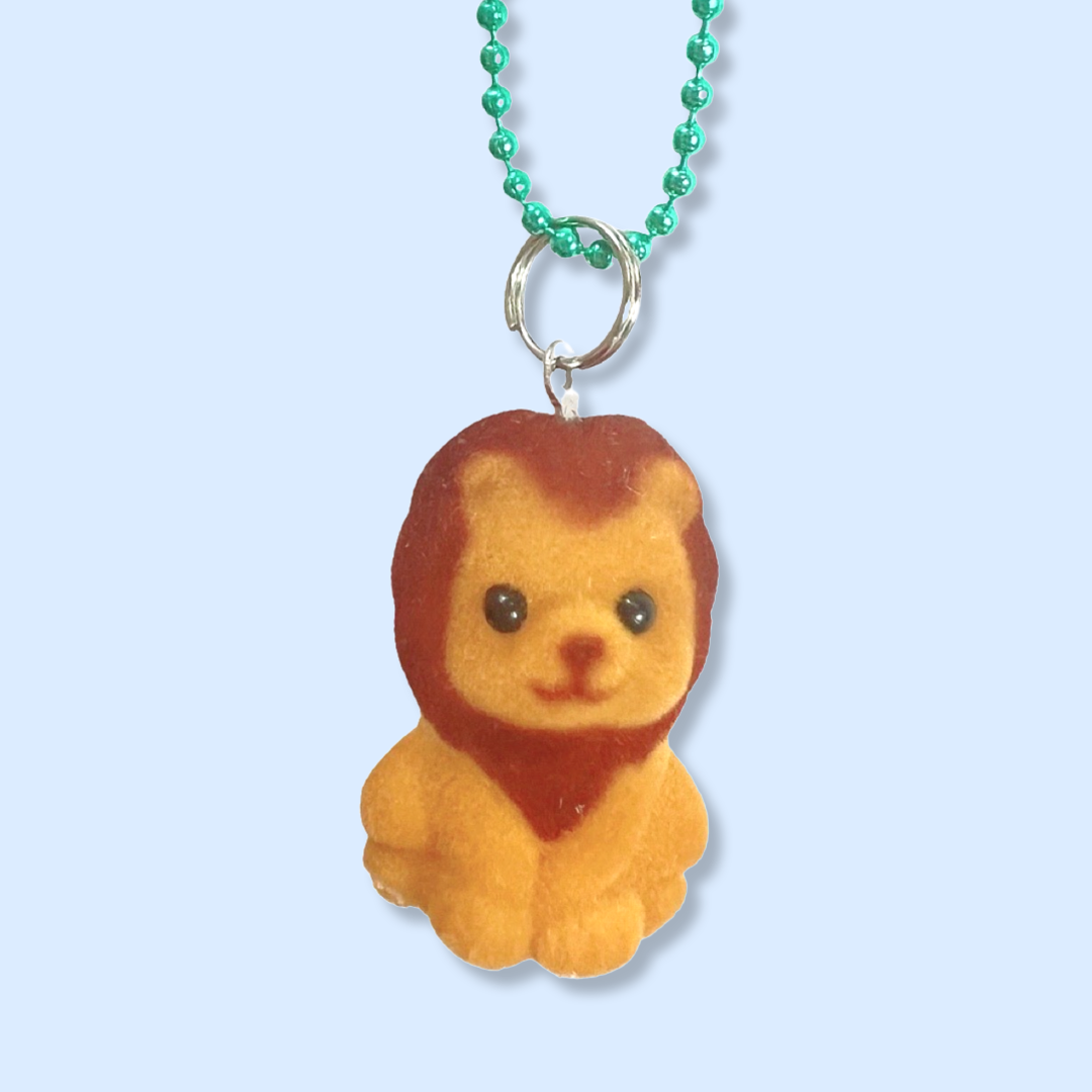 Pop Cutie Soft Jungle Necklaces - Lion
