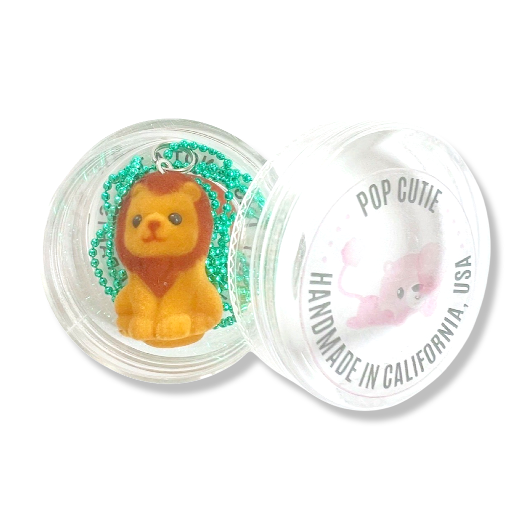 Pop Cutie Soft Jungle Necklaces - Lion