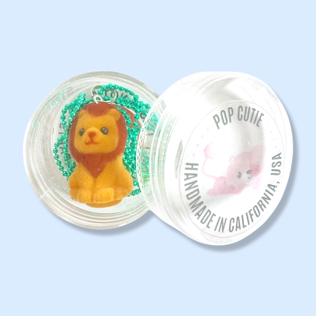 Pop Cutie Soft Jungle Necklaces - Lion