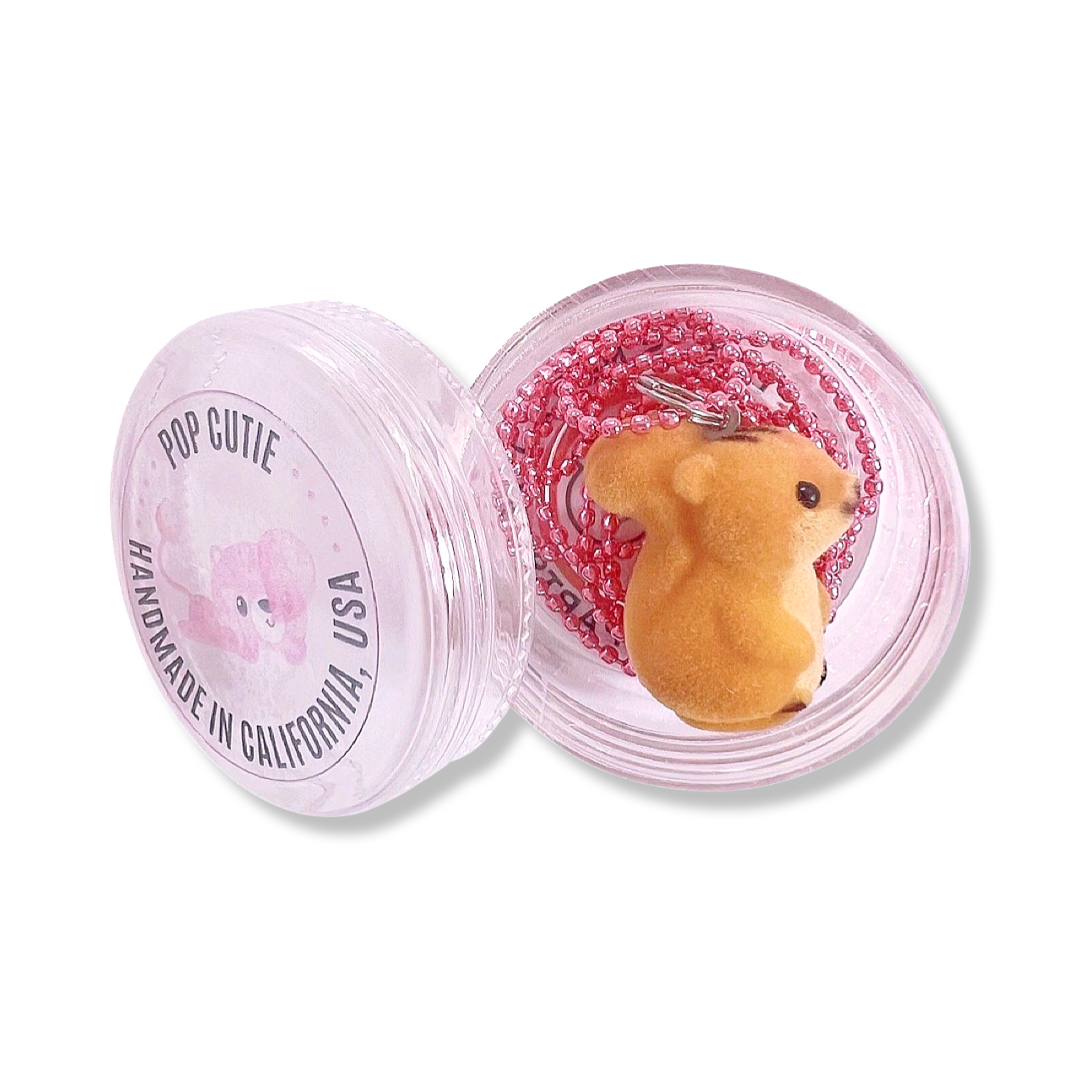 Pop Cutie Soft Jungle Necklaces - Squirrel