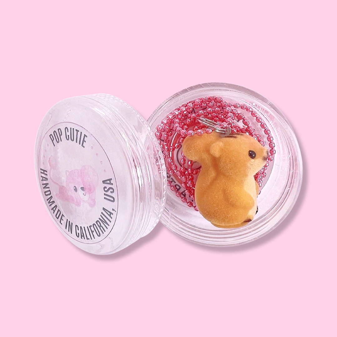 Pop Cutie Soft Jungle Necklaces - Squirrel