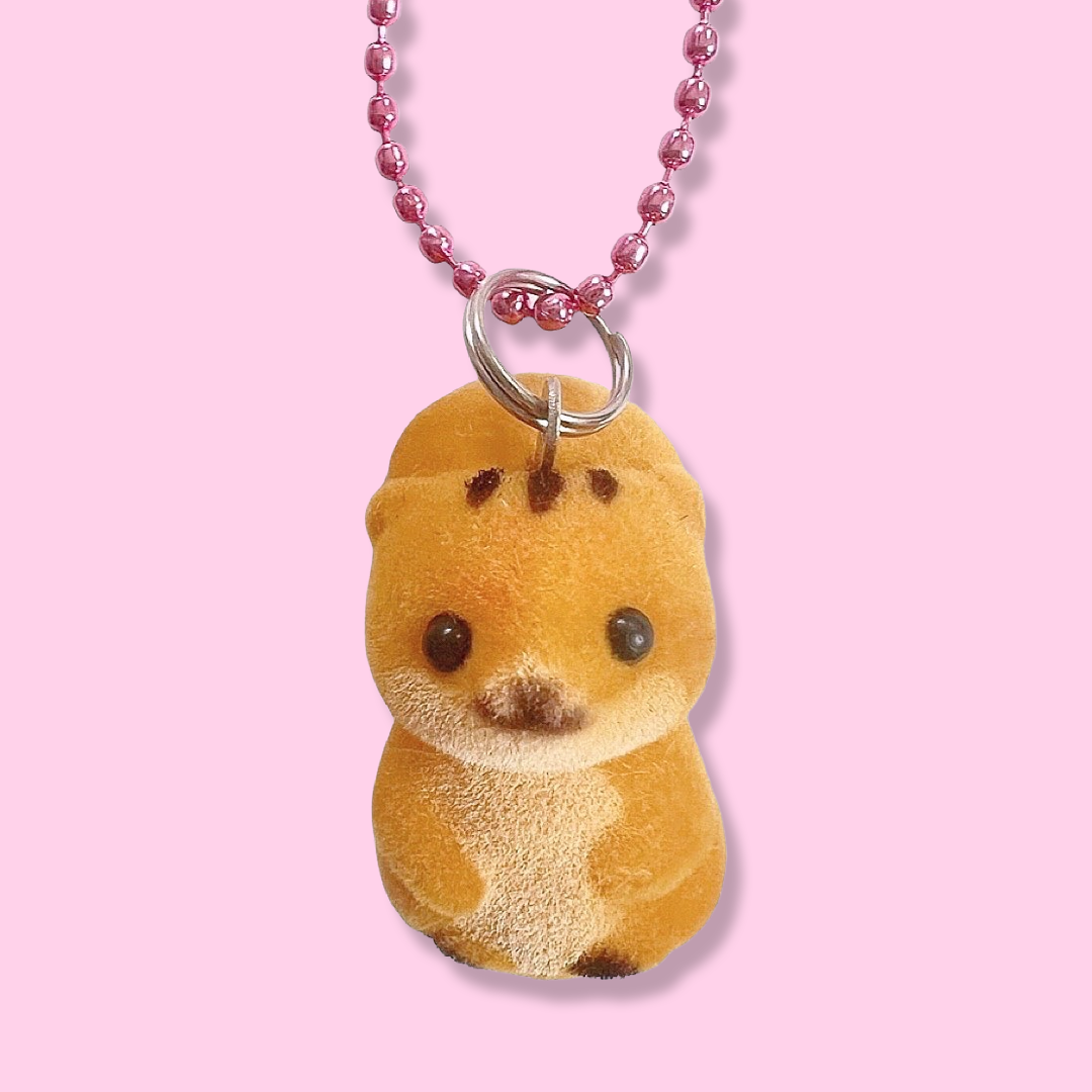 Pop Cutie Soft Jungle Necklaces - Squirrel