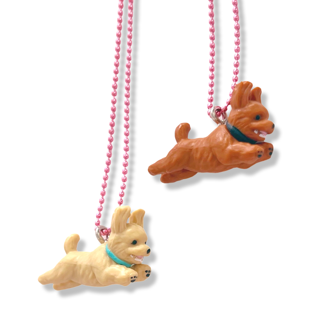 DeLuxe Pop Cutie Running Puppy Necklace
