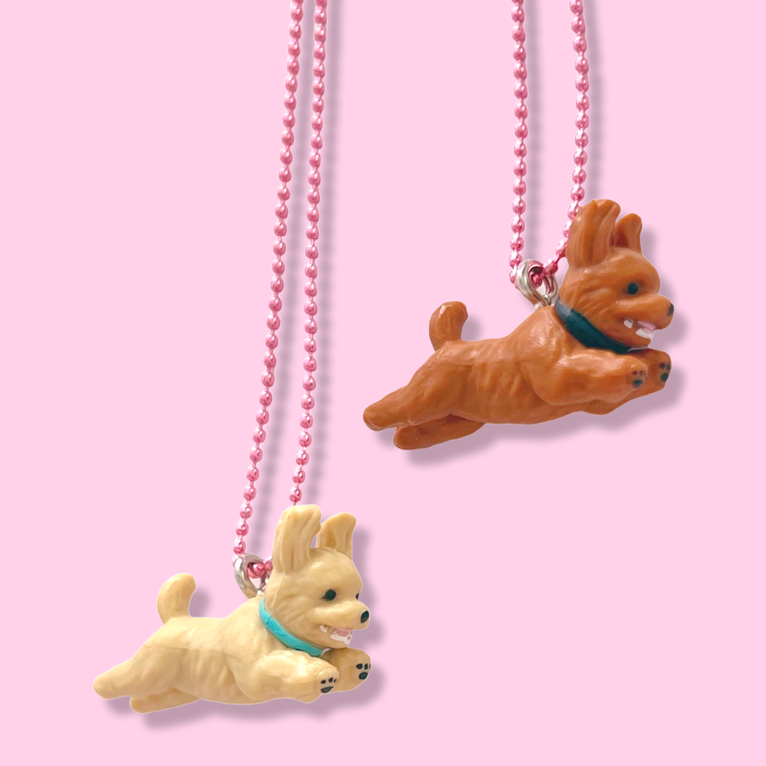 DeLuxe Pop Cutie Running Puppy Necklace