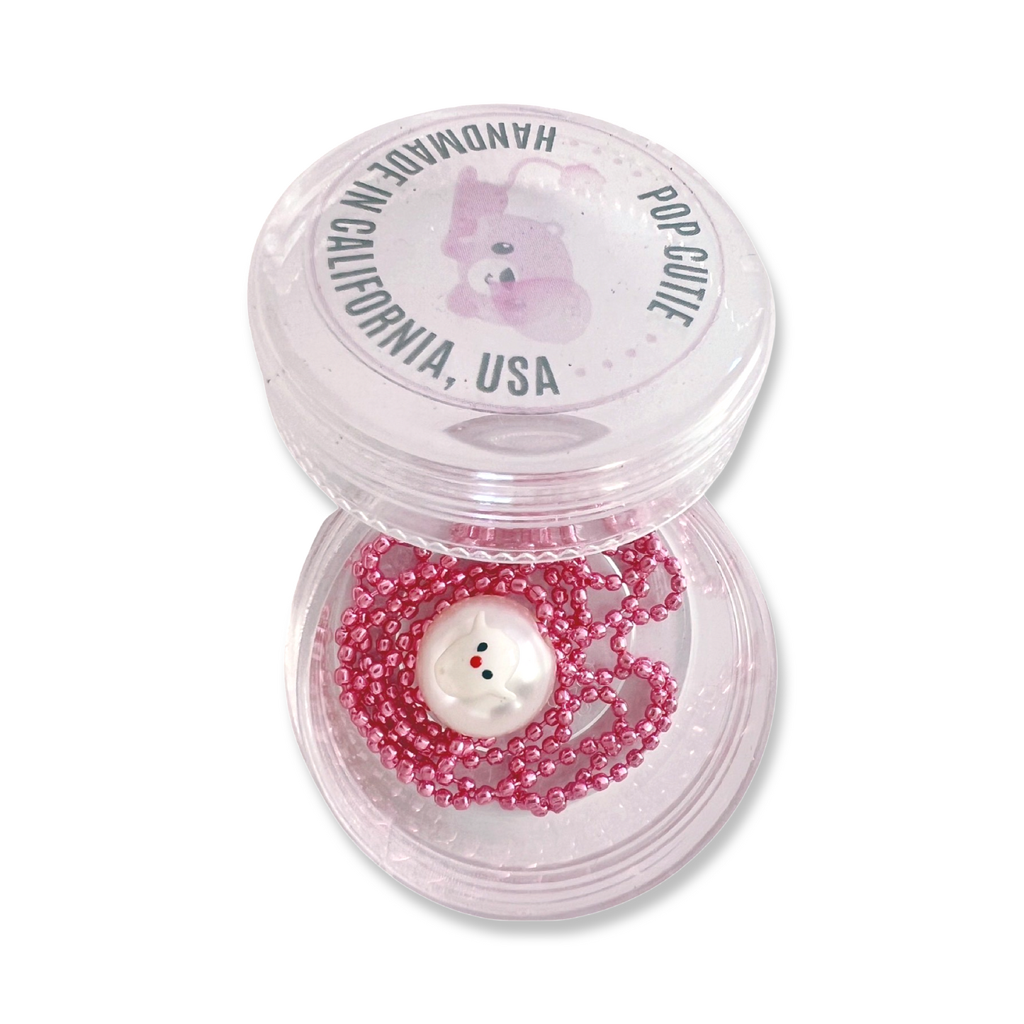 Pop Cutie Halloween Ghost Pearl Necklace