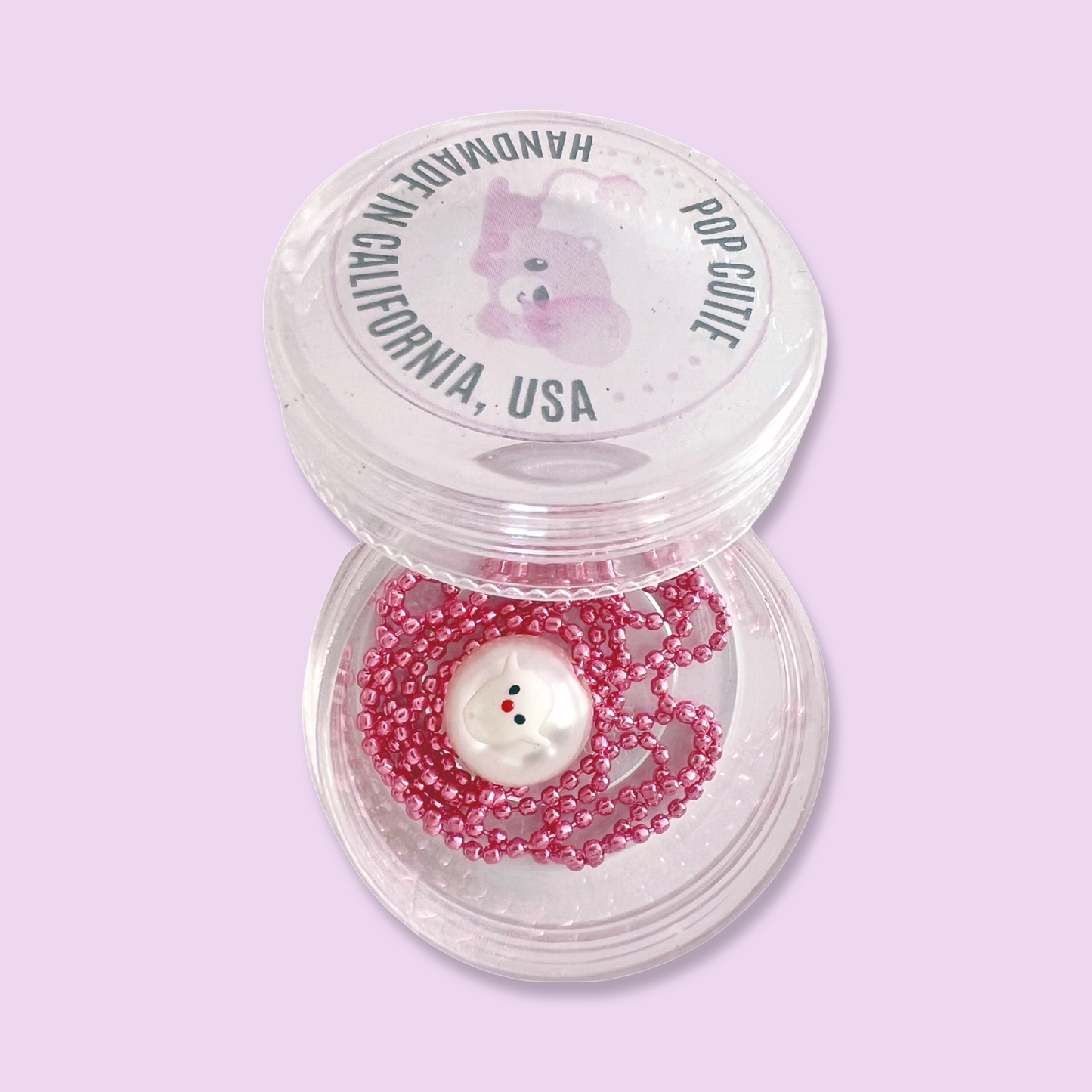 Pop Cutie Halloween Ghost Pearl Necklace