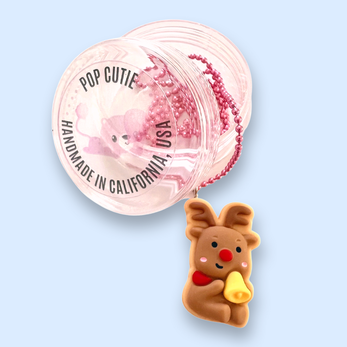 Pop Cutie Christmas Jingle Reindeer Kids Necklace Stocking Stuffers