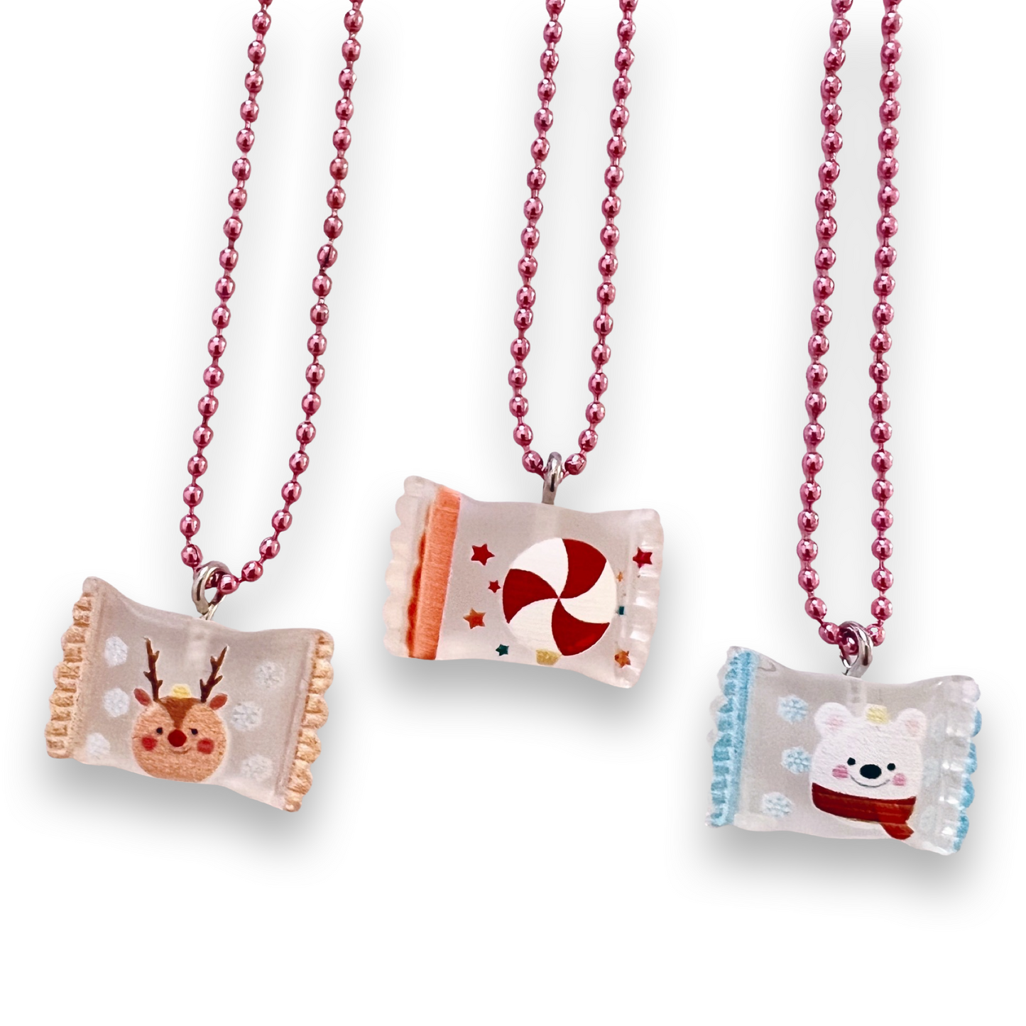 Pop Cutie Christmas Candy Kids Necklace