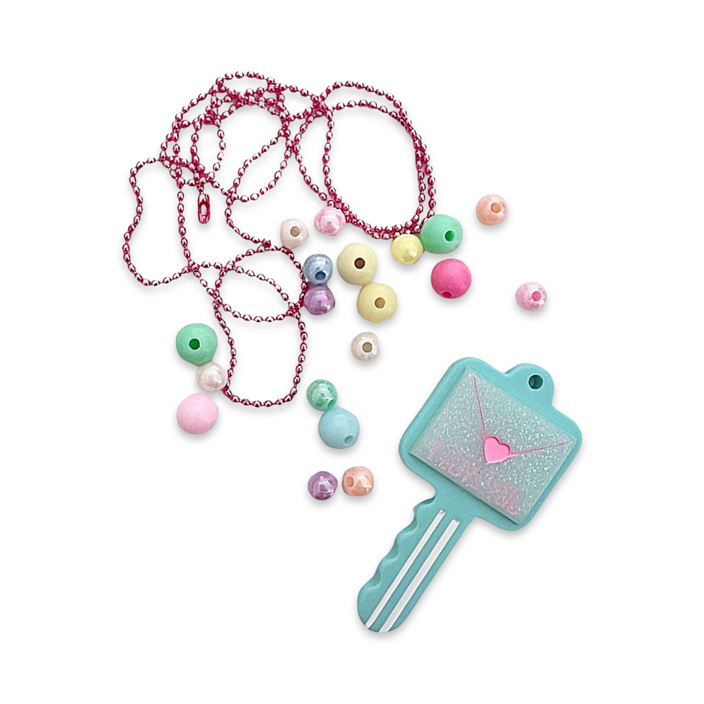 Pop Cutie "Key to my Heart" DIY Necklace Gift Set - Valentines