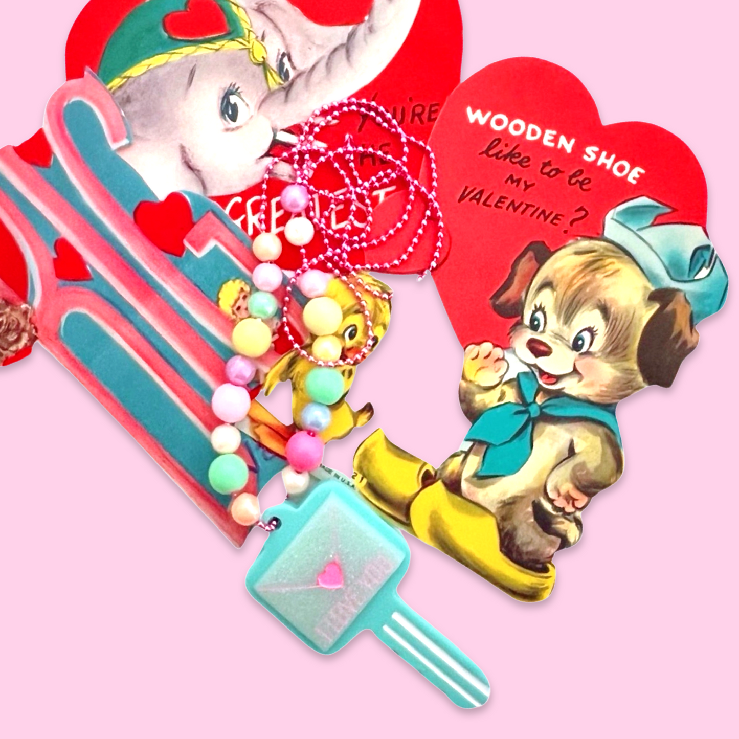 Pop Cutie "Key to my Heart" DIY Necklace Gift Set - Valentines