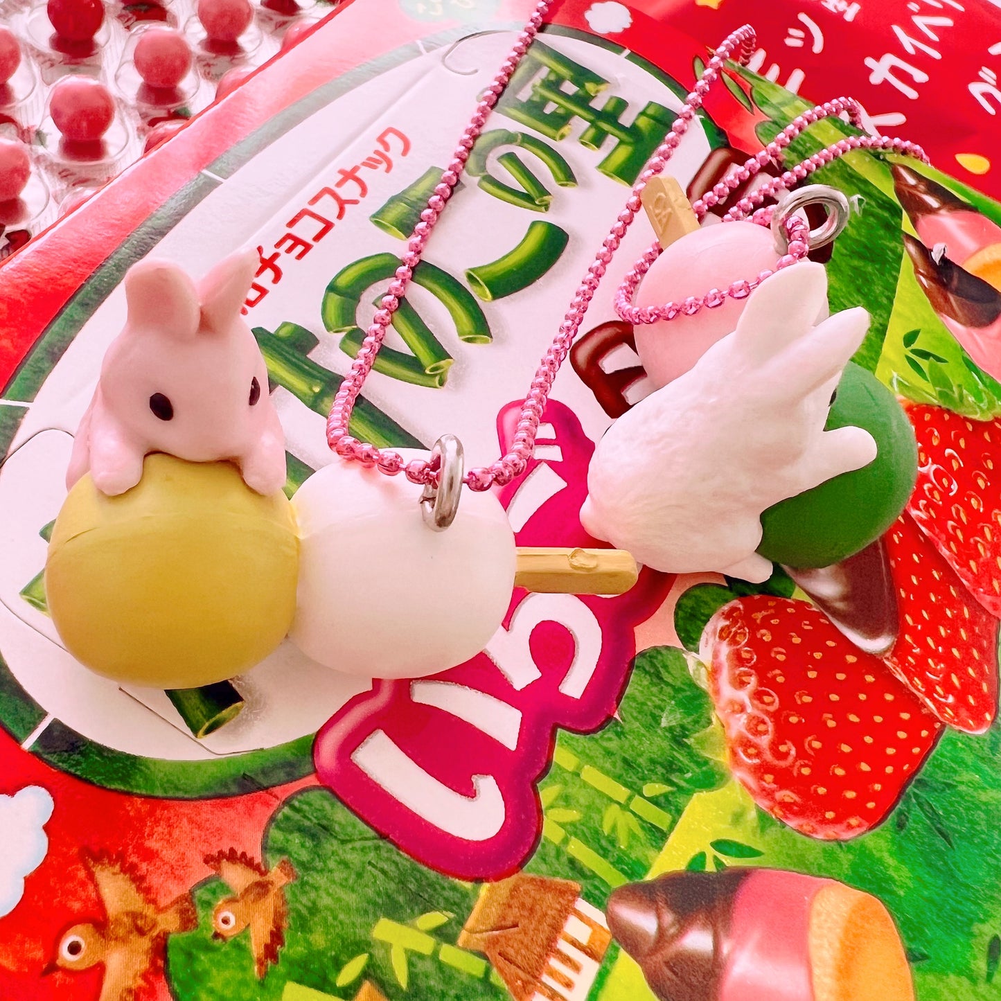 Ltd. Pop Cutie Japanese Dango Bunny Necklace