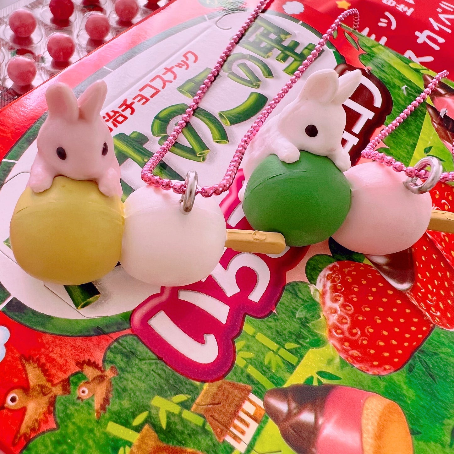 Ltd. Pop Cutie Japanese Dango Bunny Necklace