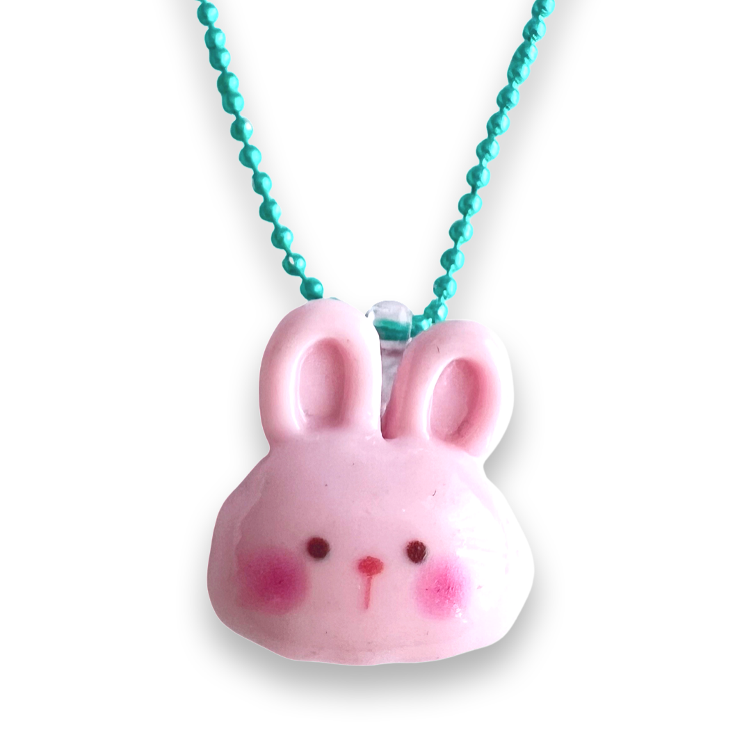 Pop Cutie Pink Bunny Necklace