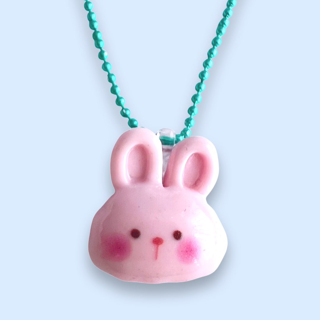 Pop Cutie Pink Bunny Necklace