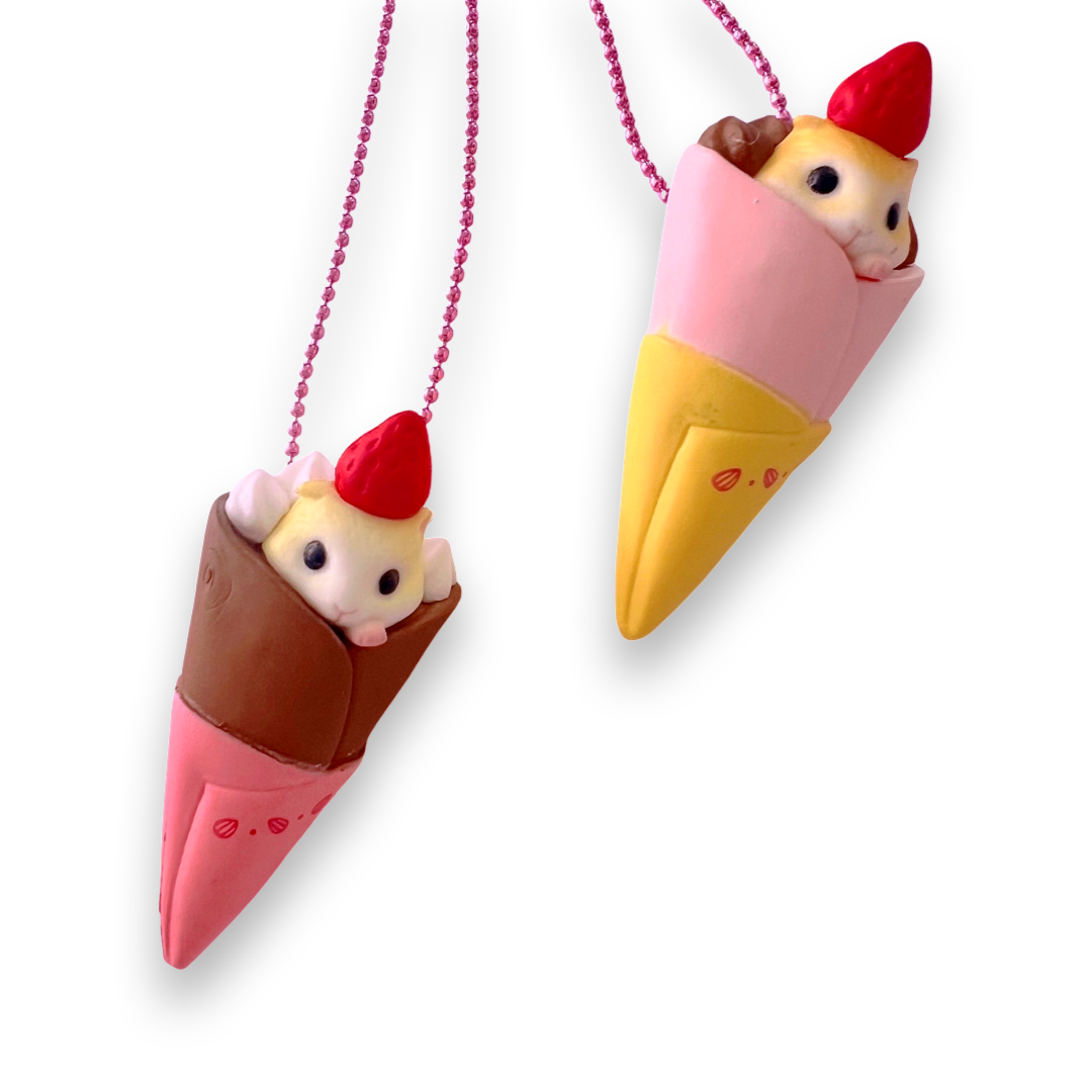 DeLuxe Pop Cutie Japanese Crepe Hamster Necklace