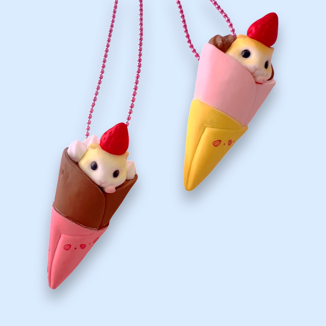 DeLuxe Pop Cutie Japanese Crepe Hamster Necklace