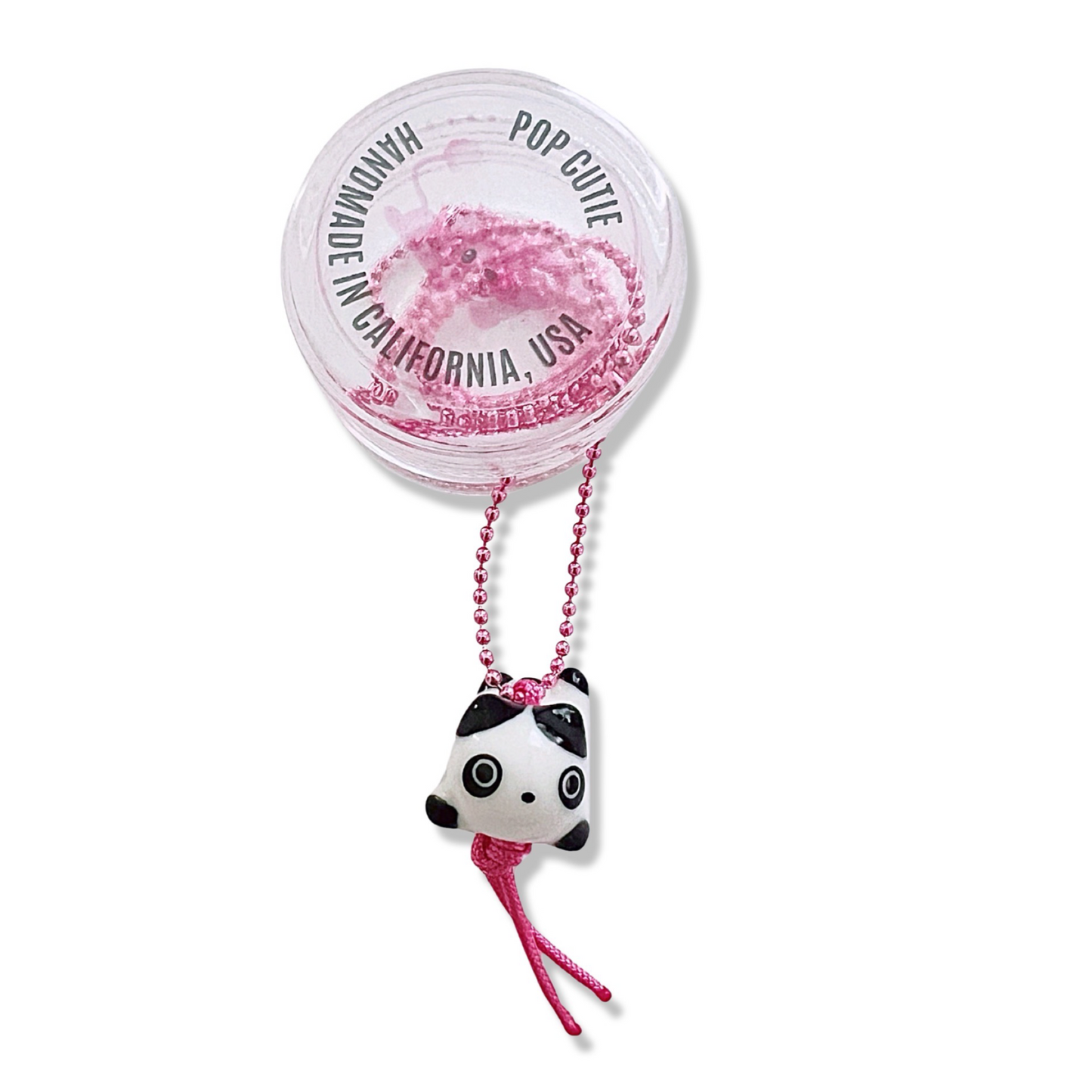 DeLuxe Pop Cutie Porcelain Panda Necklace