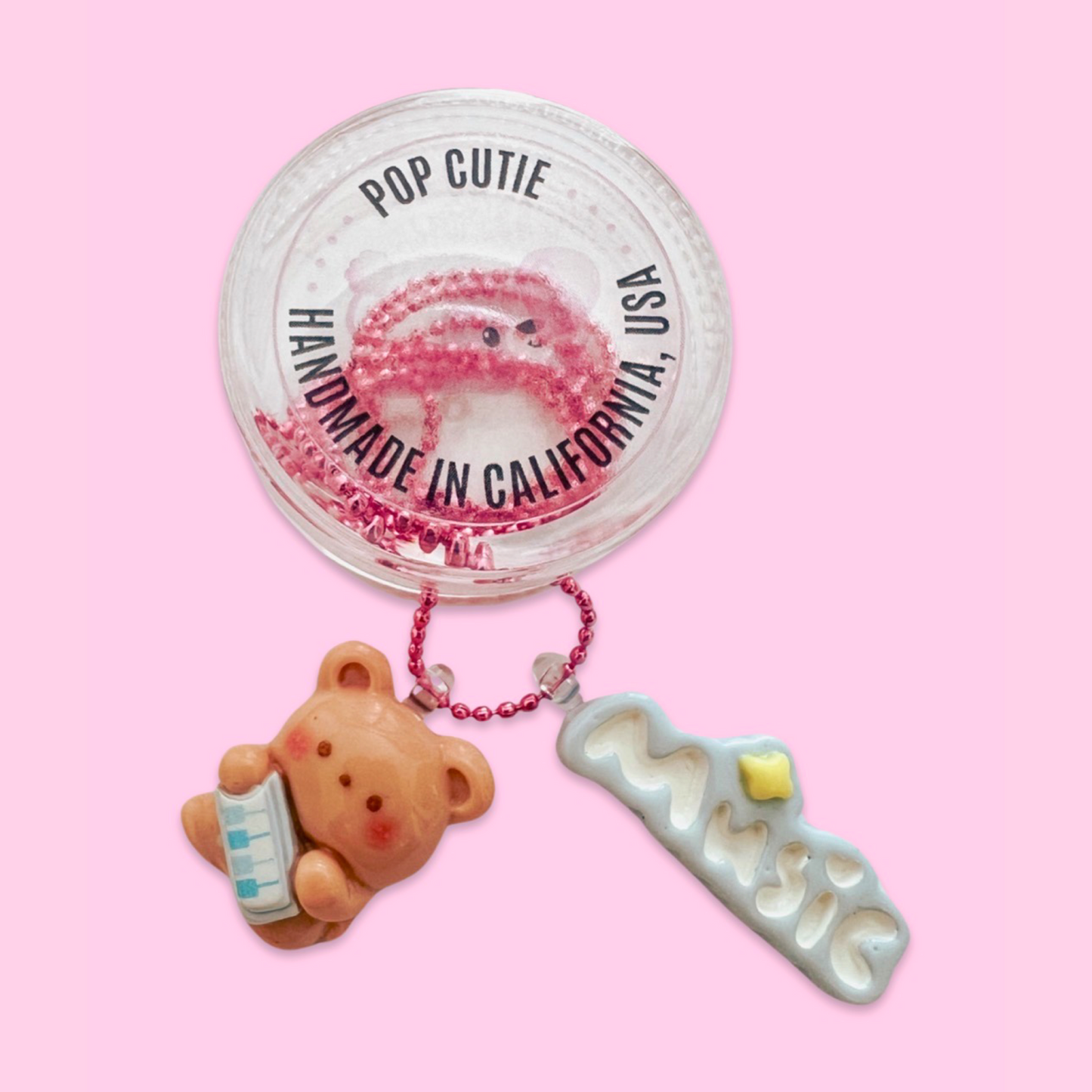 Pop Cutie Bear Music Necklace