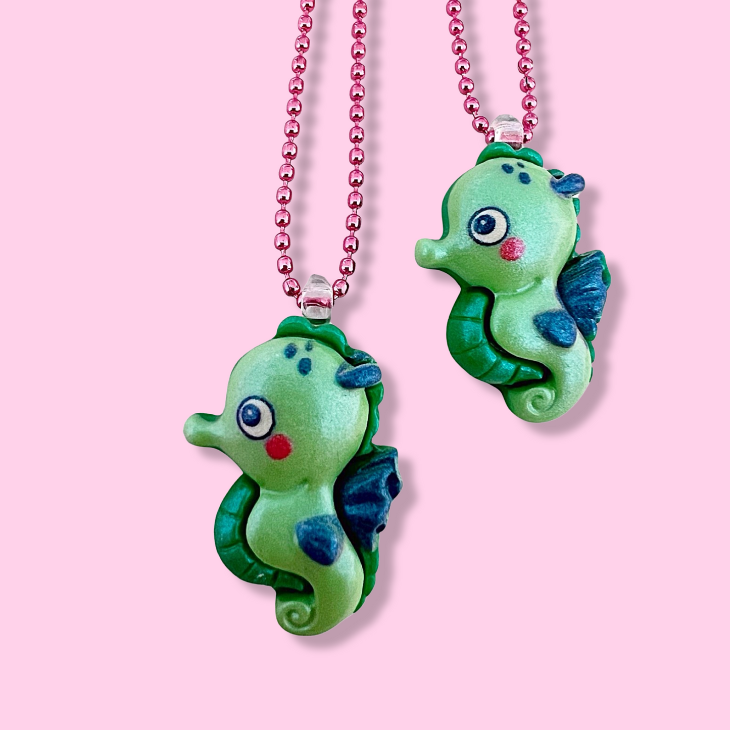 Pop Cutie Kawaii Seahorse Necklace