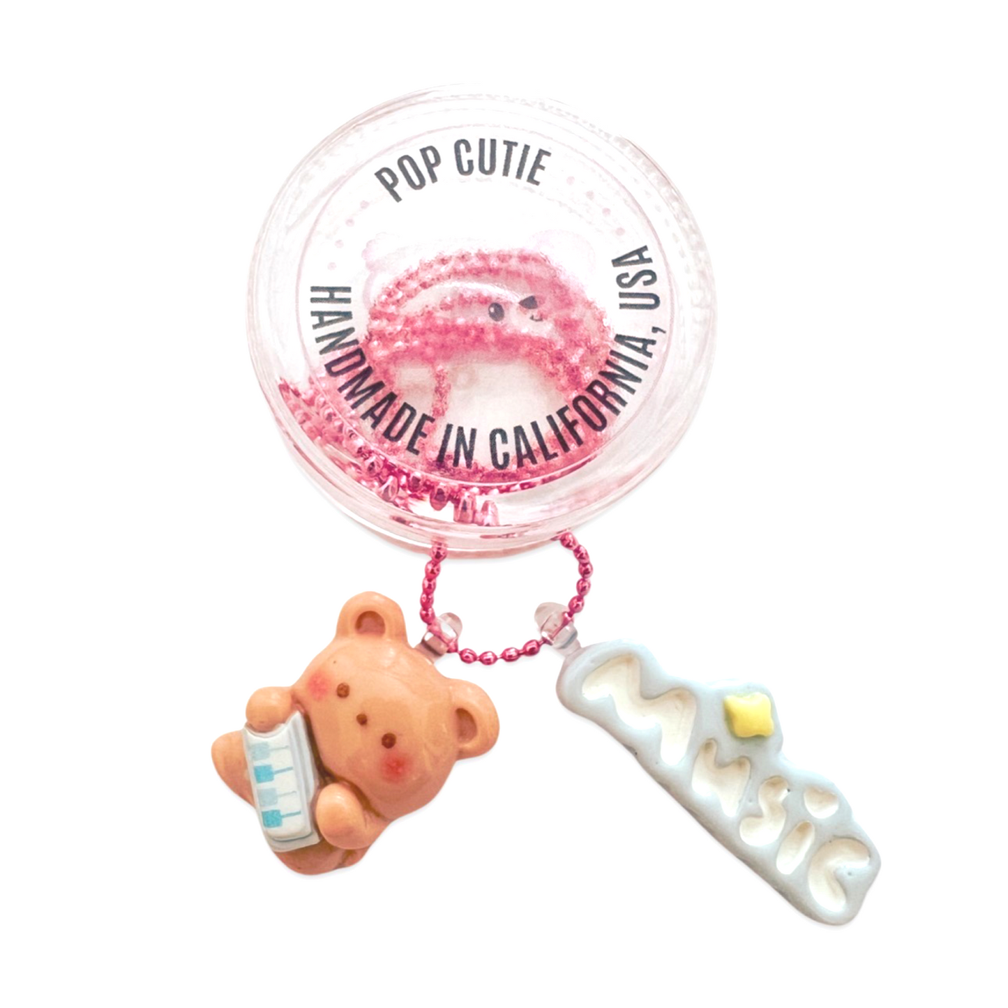 Pop Cutie Bear Music Necklace