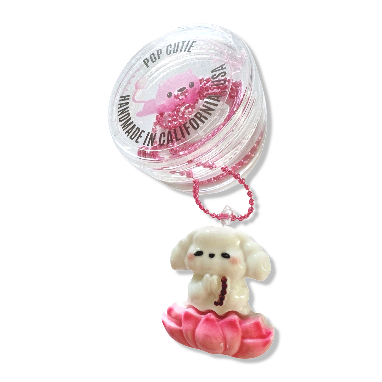 Pop Cutie Yoga Dog Necklace