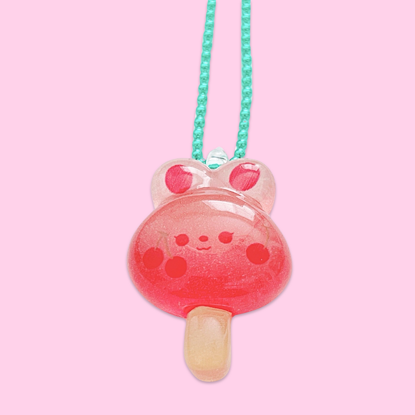 Pop Cutie Bunny Popsicle Necklace