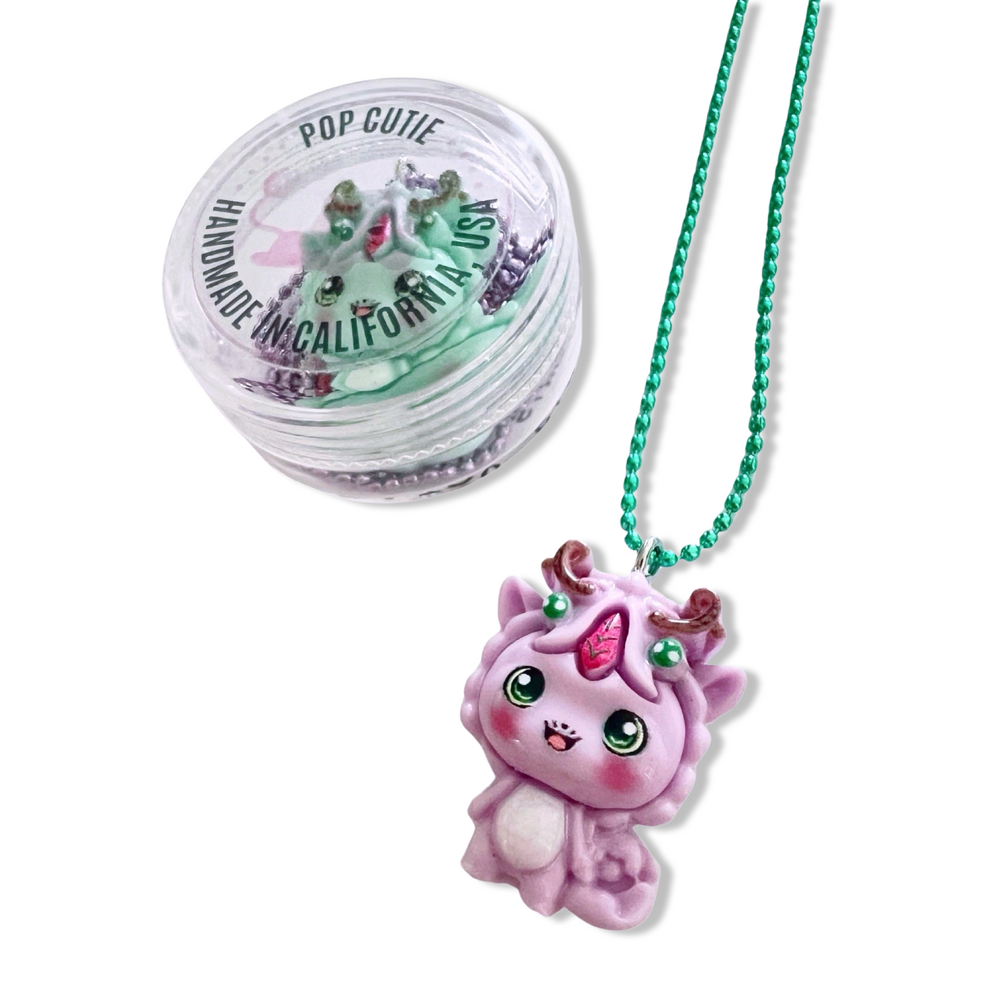 Pop Cutie Dragon Necklace - Handmade