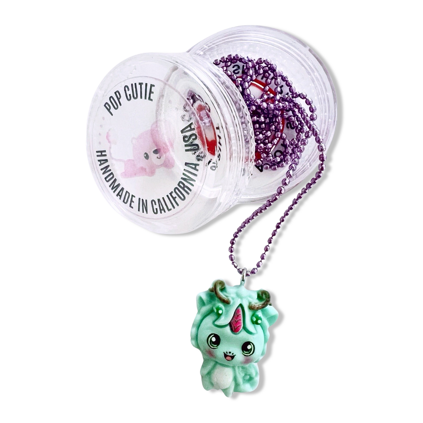 Pop Cutie Dragon Necklace - Handmade