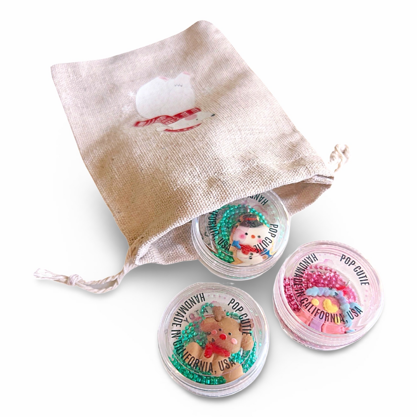 Pop Cutie Advent Calendar 3 days of Christmas Gift Set (incl. 3 pcs Necklaces) Stocking Stuffers