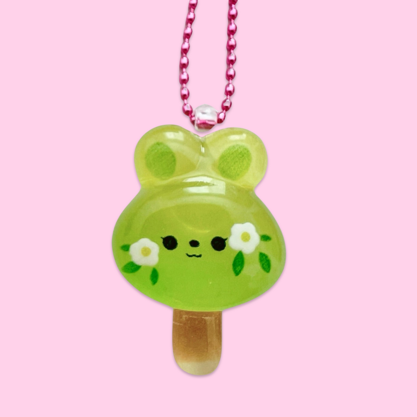 Pop Cutie Bunny Popsicle Necklace