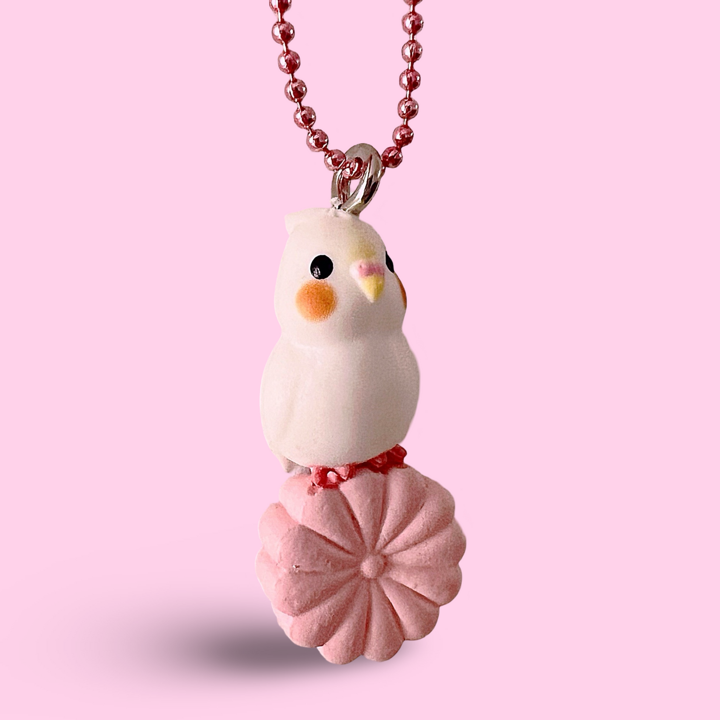 Pop Cutie Kitty Tokyo Bird Cafe Necklace - Sakura