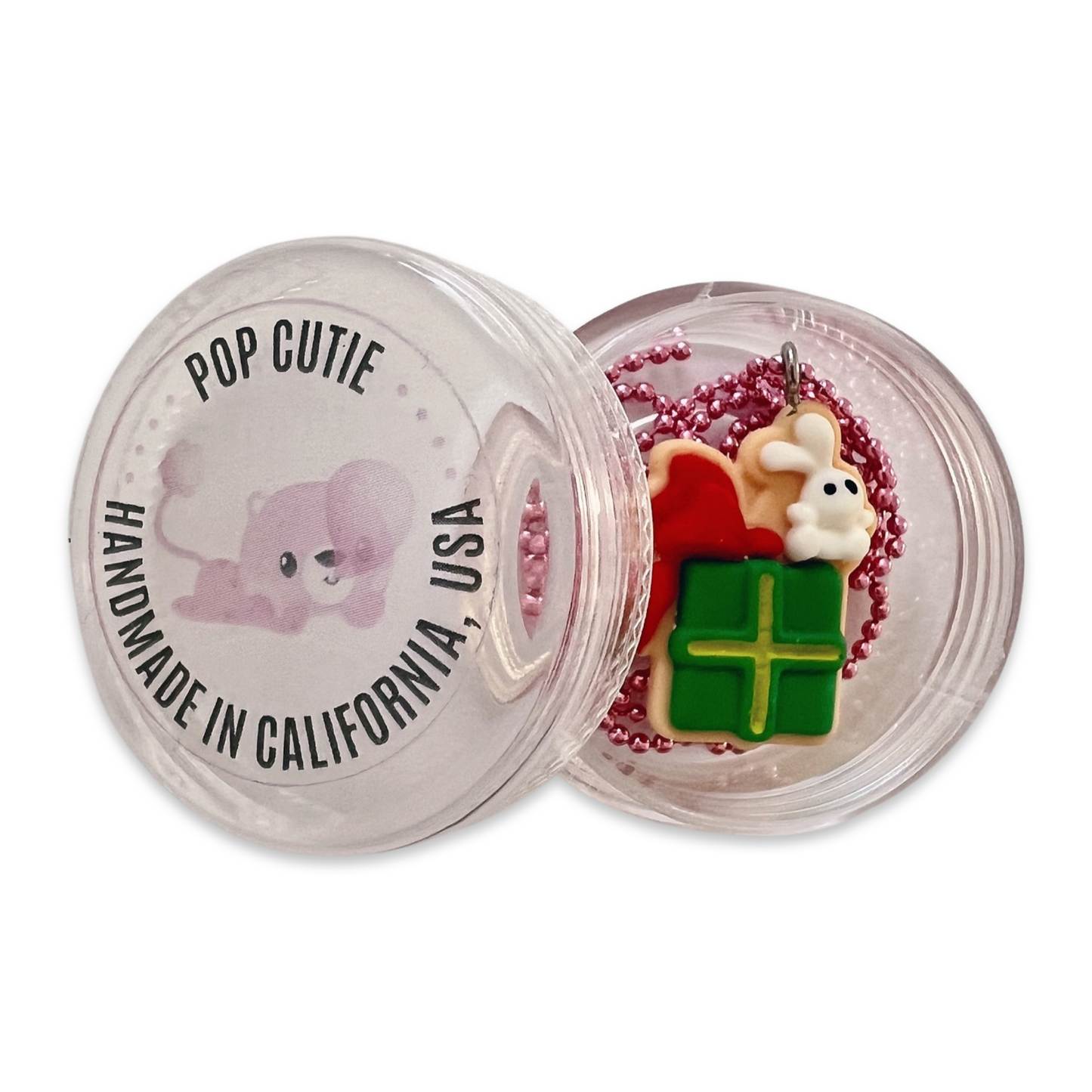 Pop Cutie Christmas Bunny Gift Kids Necklace