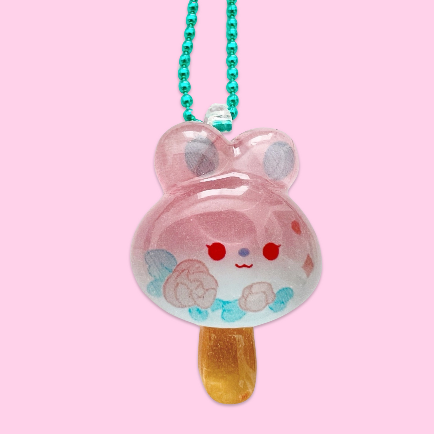 Pop Cutie Bunny Popsicle Necklace