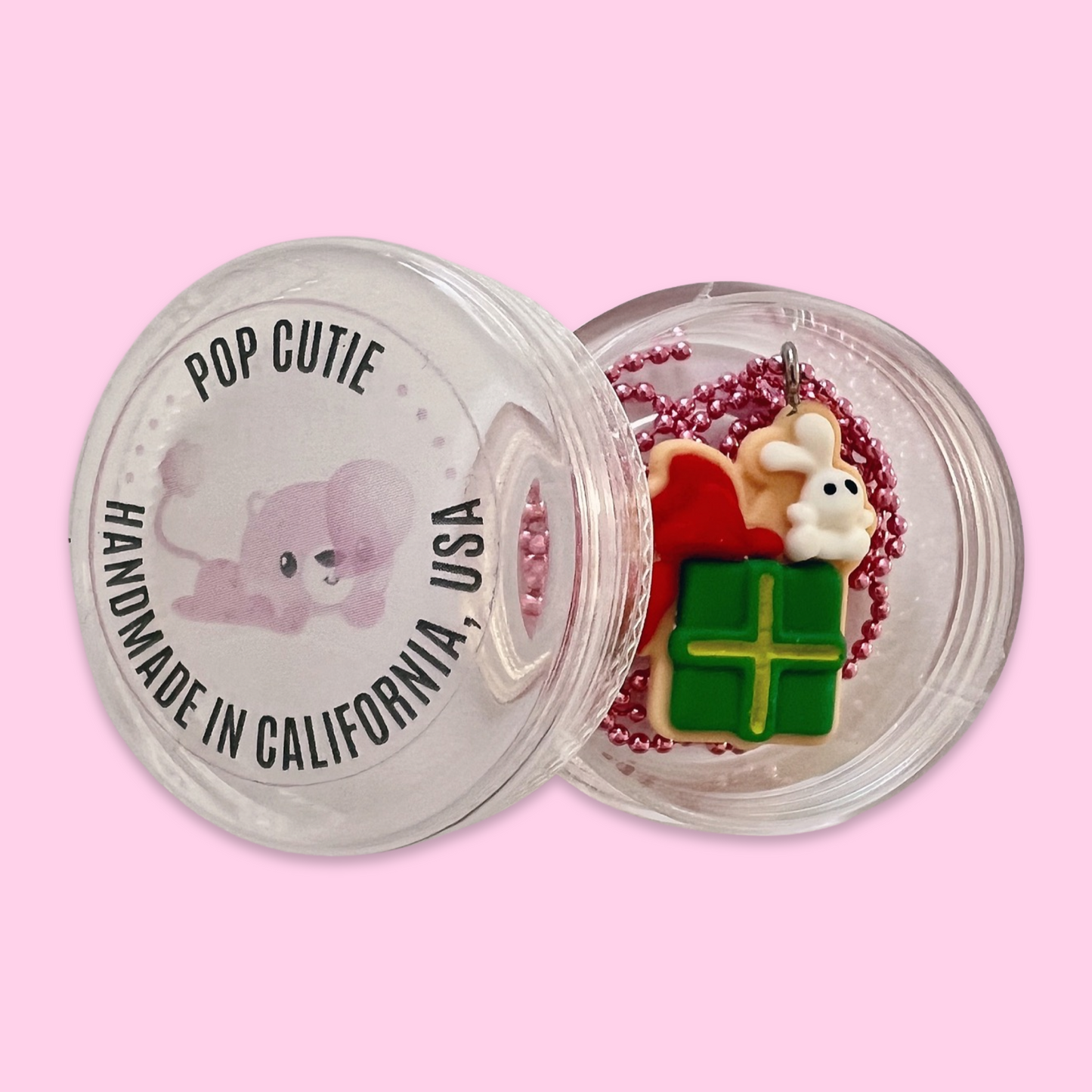 Pop Cutie Christmas Bunny Gift Kids Necklace