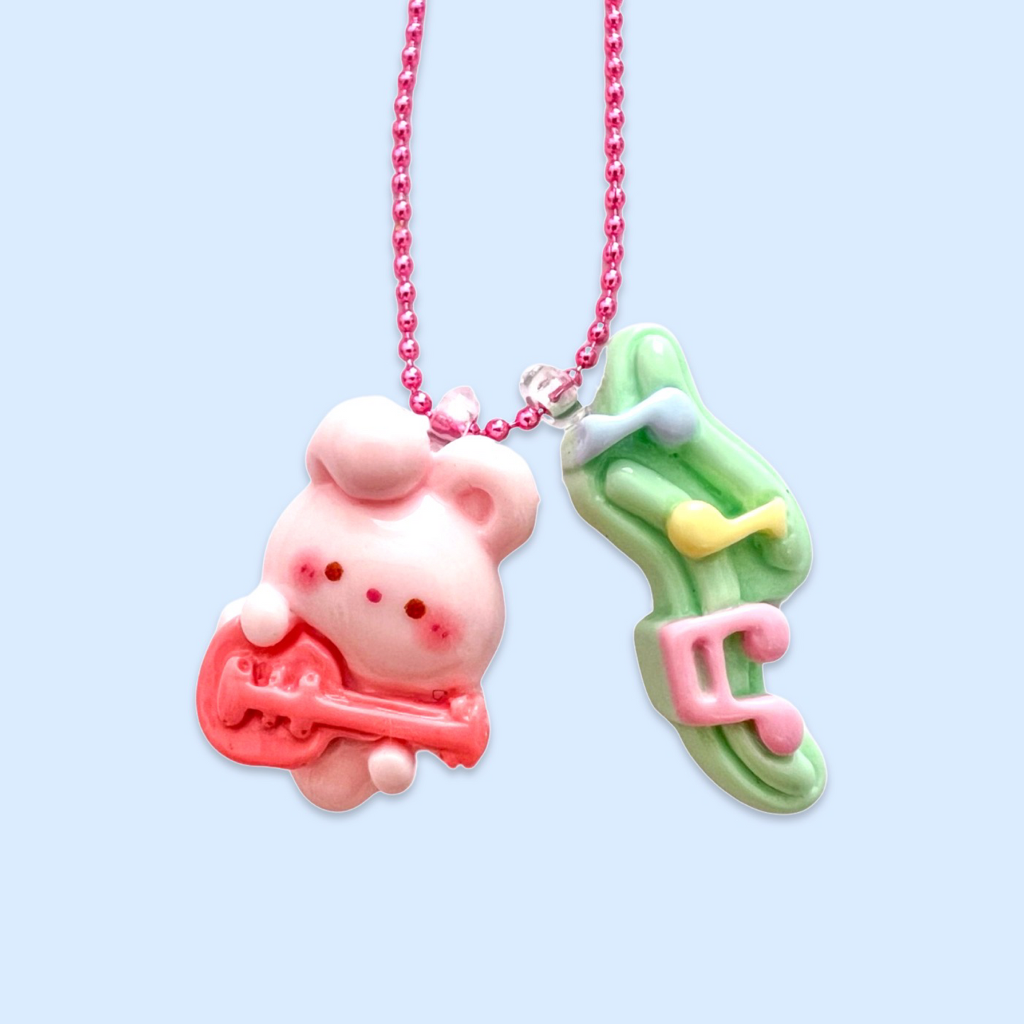 Pop Cutie Bunny Music Necklace