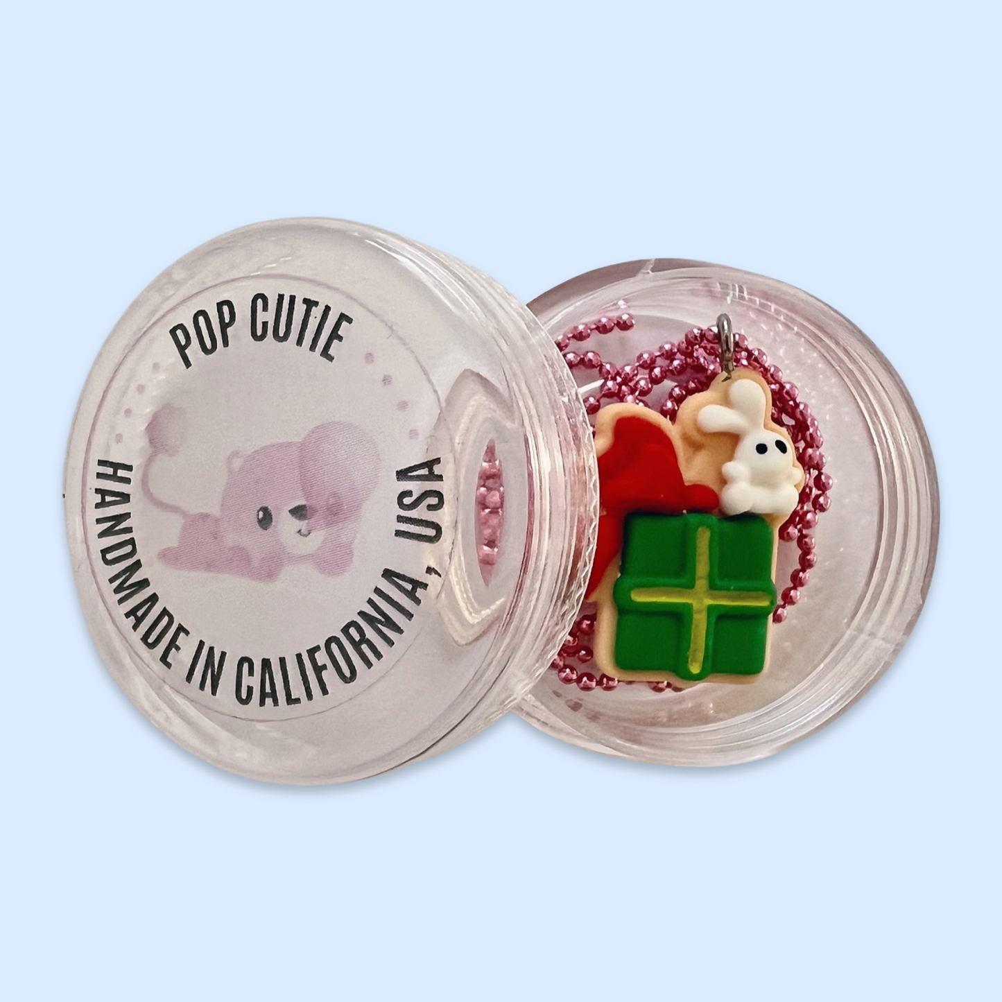 Pop Cutie Christmas Bunny Gift Kids Necklace