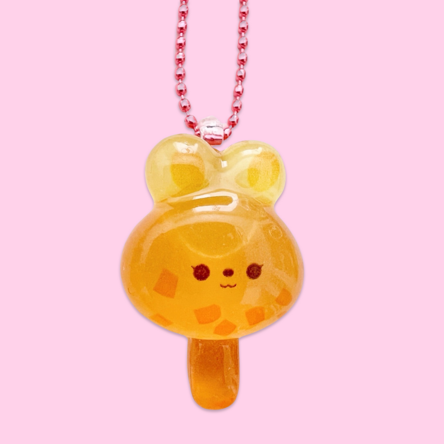 Pop Cutie Bunny Popsicle Necklace